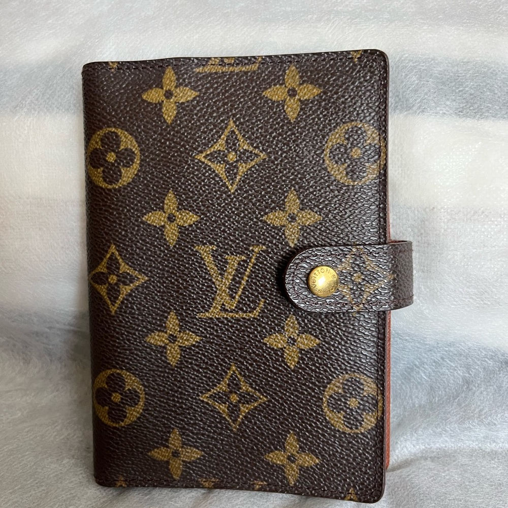 🌎Authentic🌍LOUIS VUITTON Monogram Agenda Passport Wallet PM